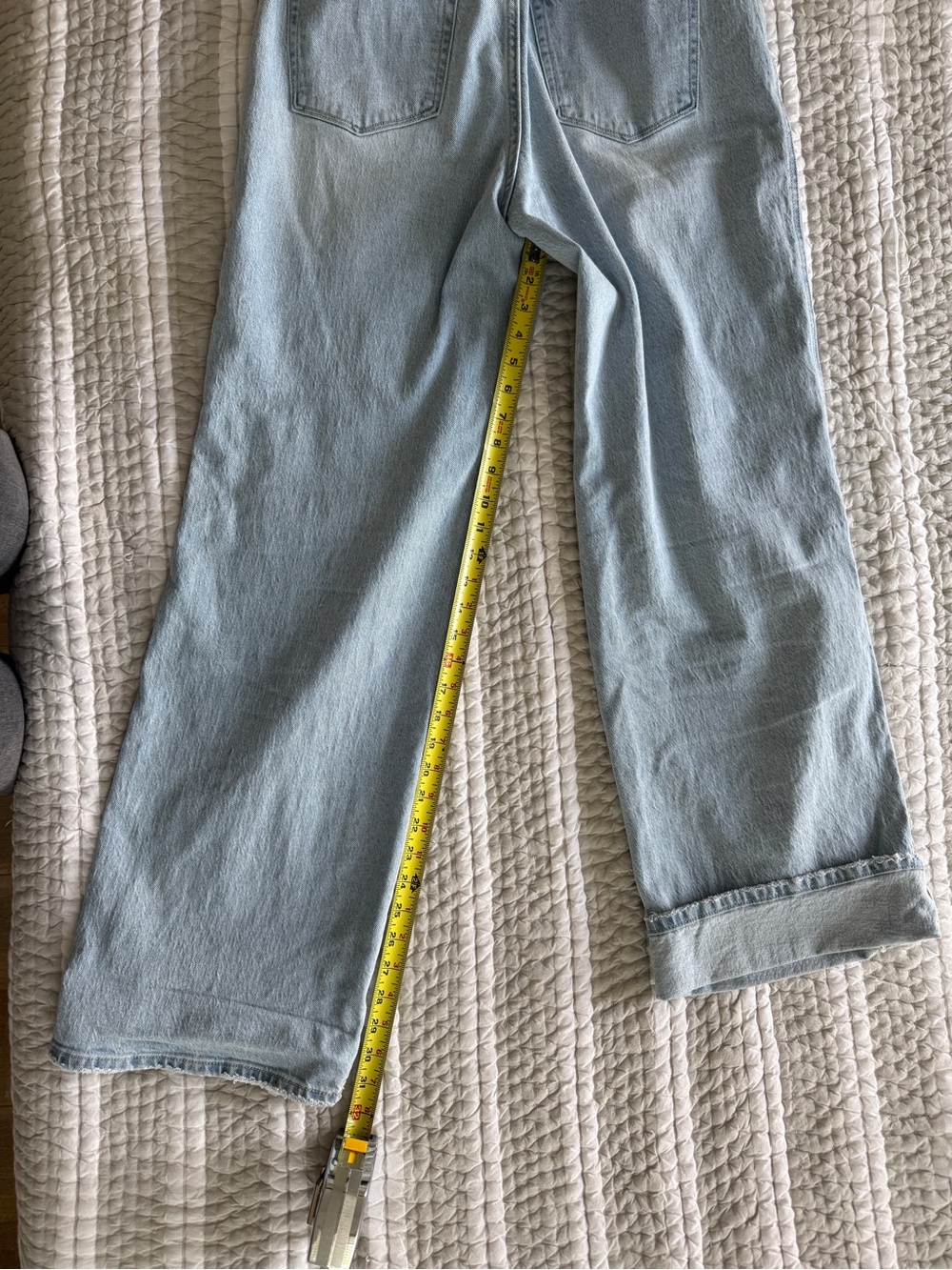 Vervet Light Blue Wide Leg Jeans - Classic Flare Style, Size 29 - Picture 7 of 10